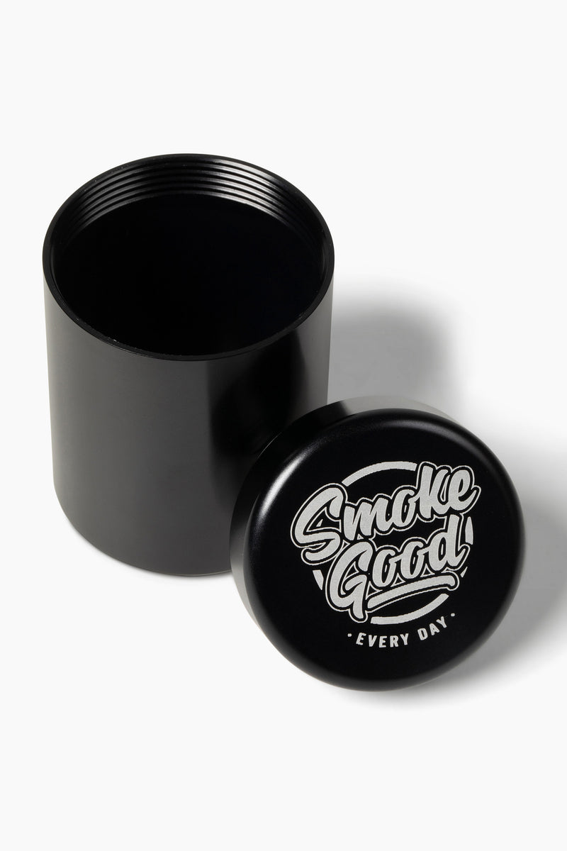 SmokeGood Stash Vault Jar – Black