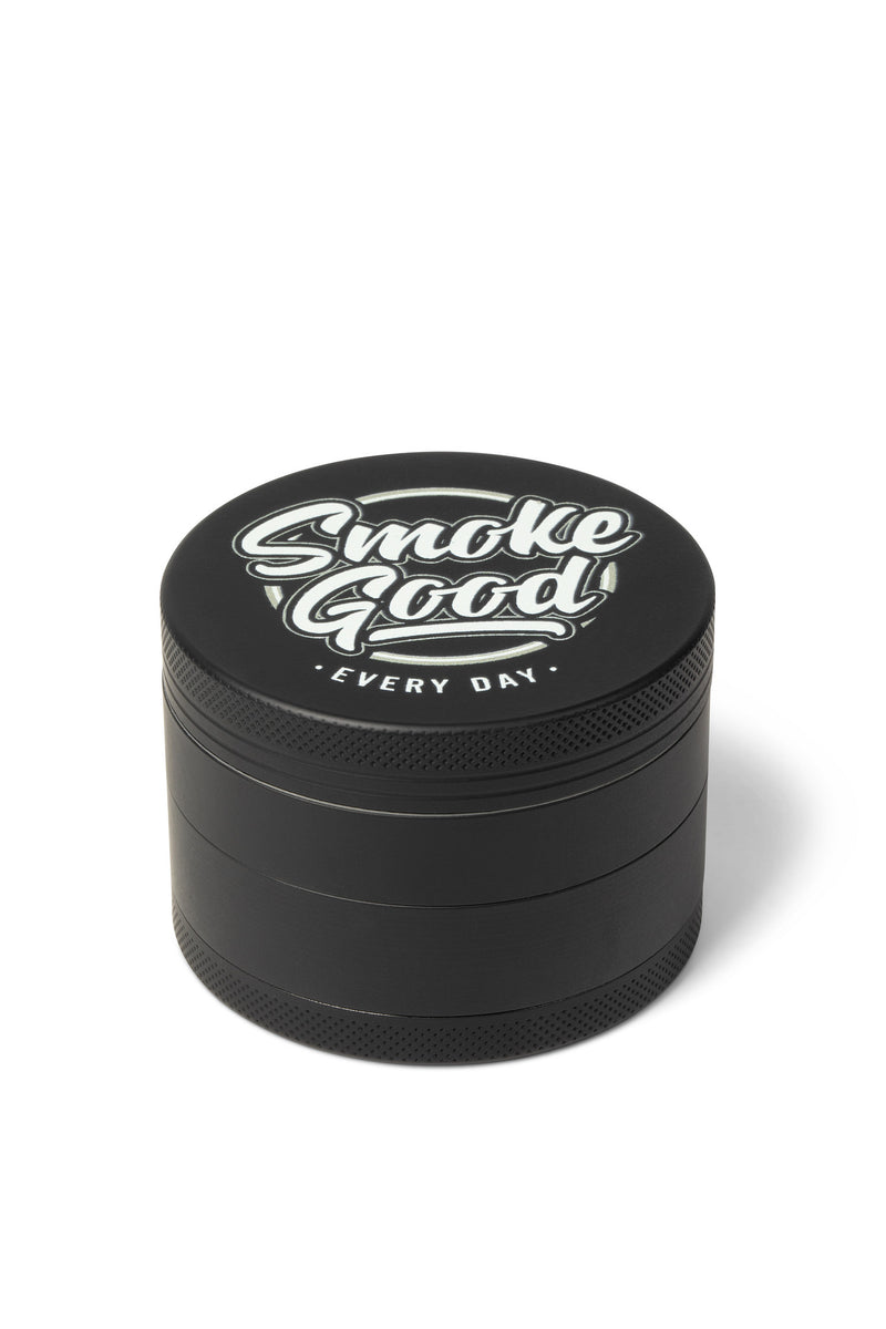 SmokeGood Signature Grinder – Black/Gold Core