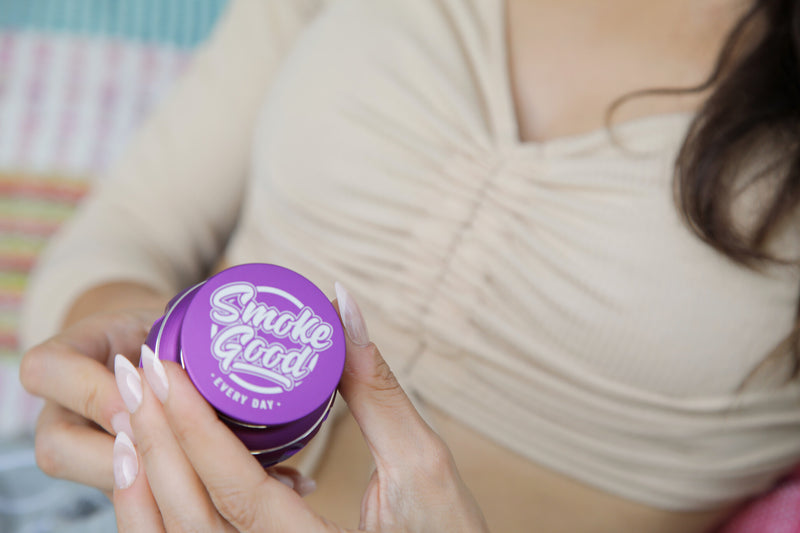 SmokeGood Halo Curve Grinder – Purple