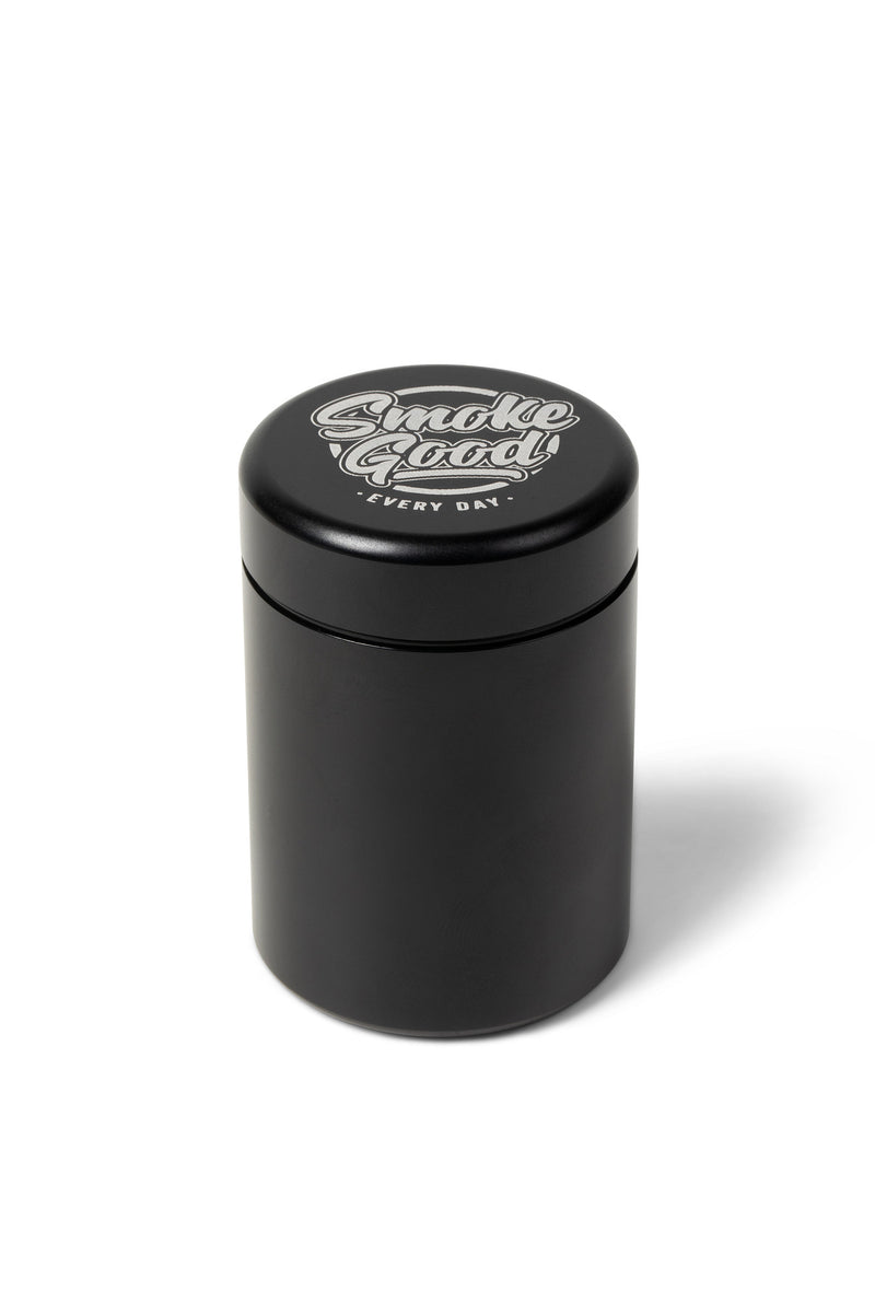 SmokeGood Stash Vault Jar – Black