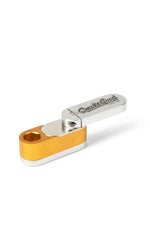 SmokeGood Swivel Pocket Pipe – Gold/Chrome