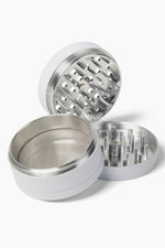 SmokeGood Signature Grinder – White/Chrome Core