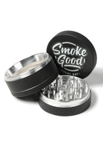 SmokeGood Signature Grinder – Black/Chrome Core