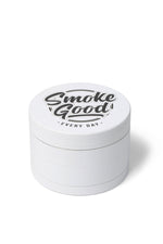 SmokeGood Signature Grinder – White/Gold Core